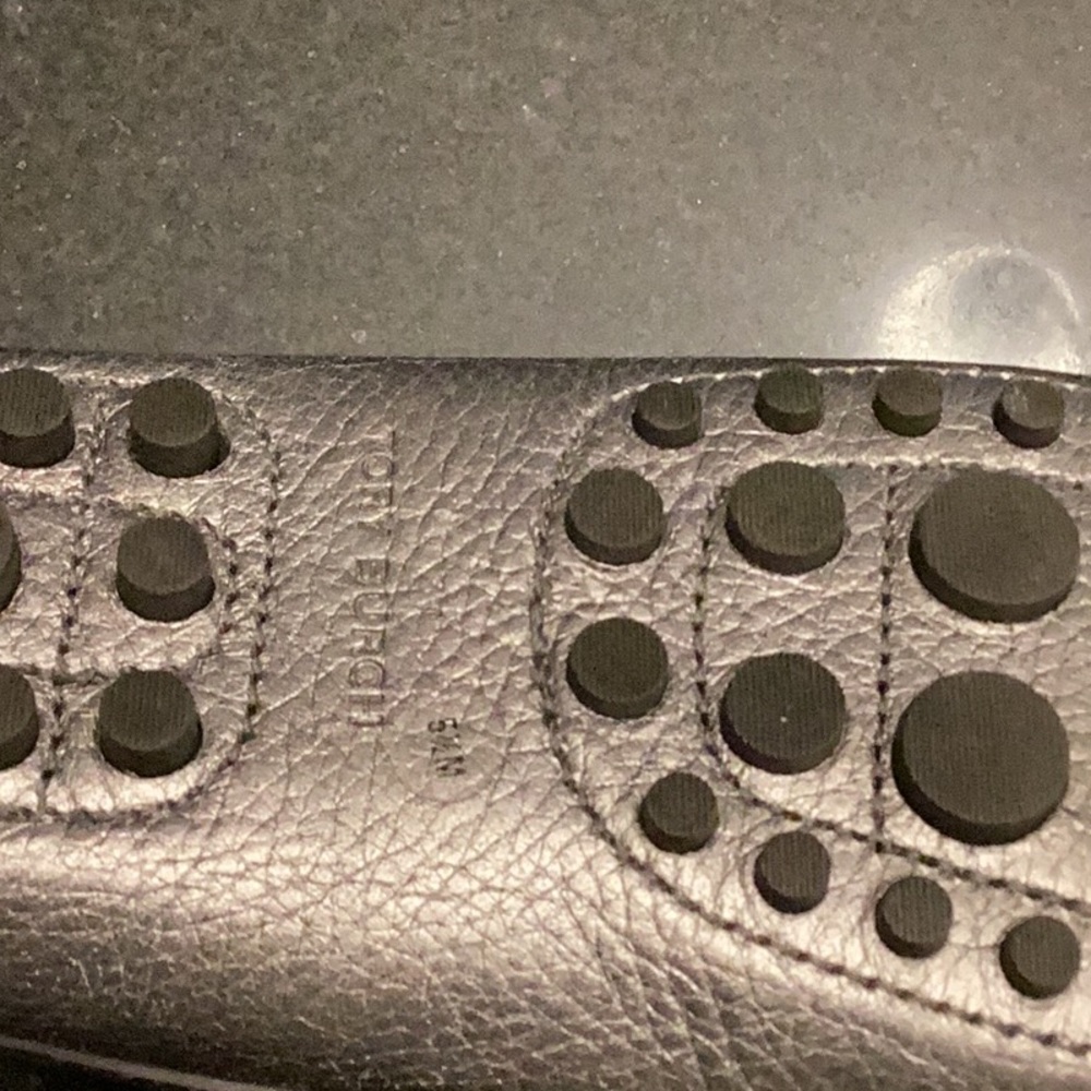 Tory Burch leather loafers 5.5. Dark grey . - Picture 4 of 6